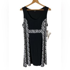 D2- NWT large black dress size L NEW NOTATIONS